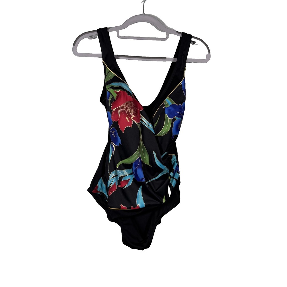 Inches Away Swimsuit One Piece Floral  Size 16W
